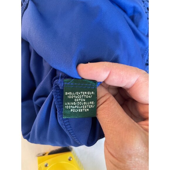 Blue Lace XS Dress With Slip - Picture 7 of 10